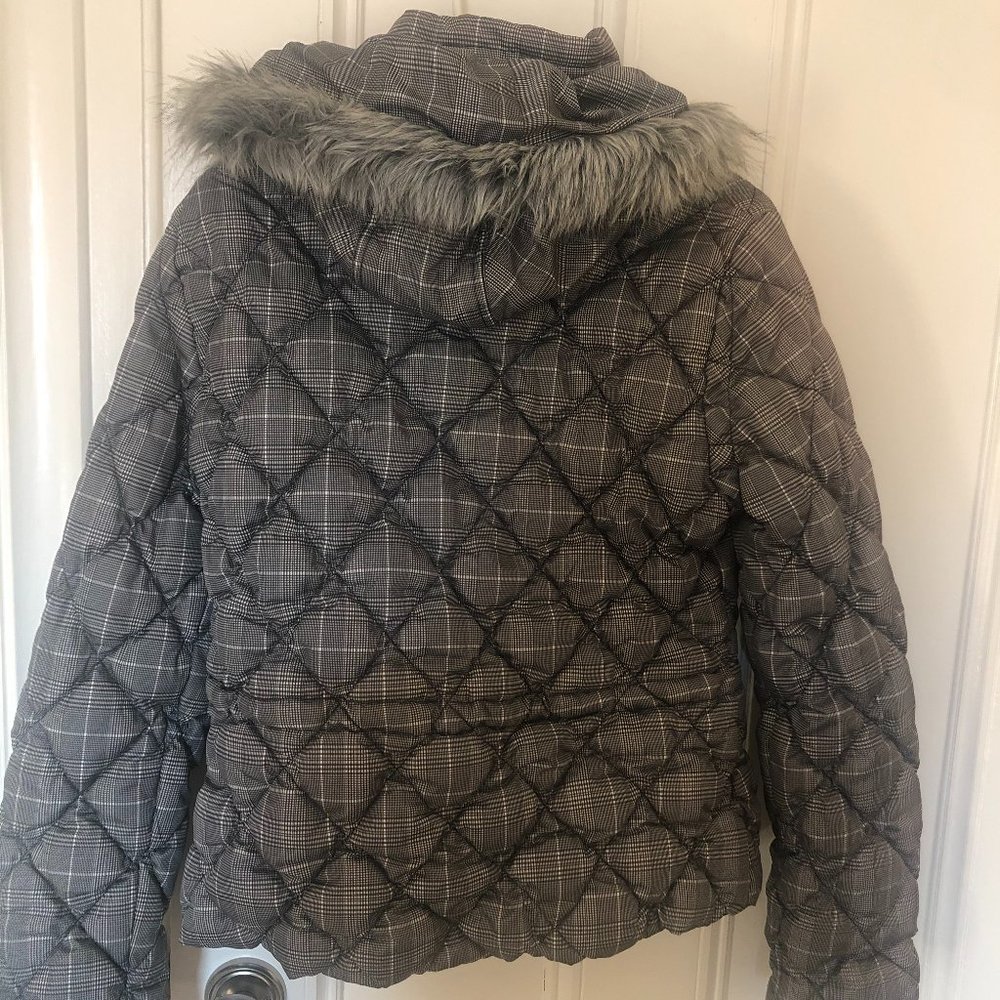 Guess Gray Patterned Winter Jacket - image 6